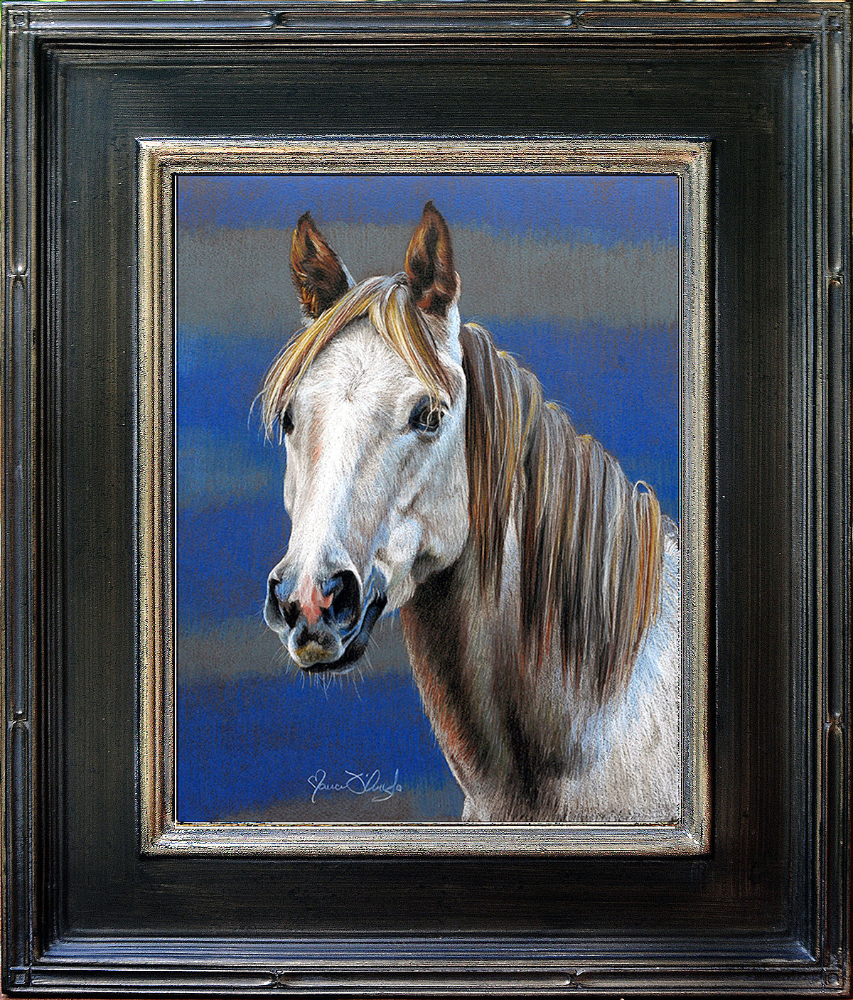 "Brown Eyed Girl" Fine Art Giclee With Frame