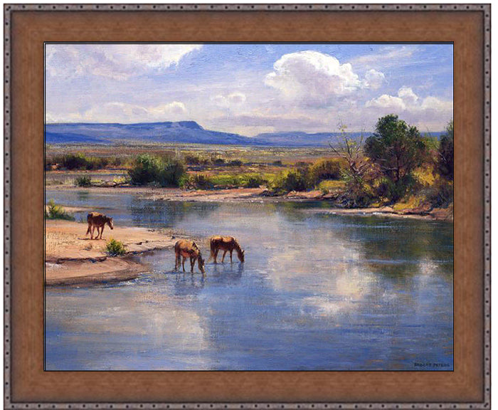 "On The Little Colorado" Limited Edition Giclee With Frame
