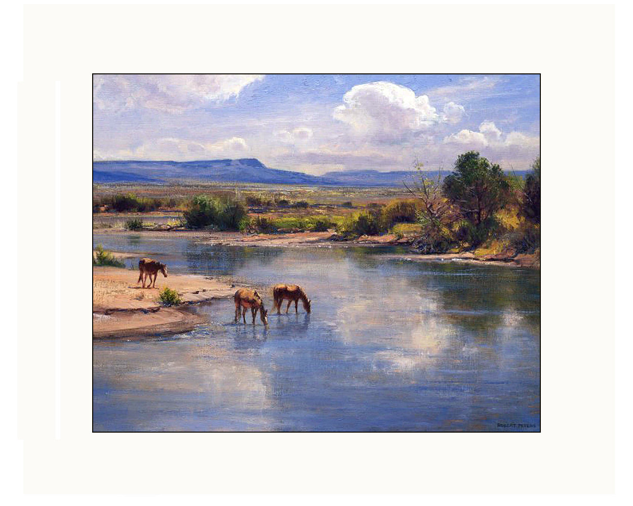 "On The Little Colorado" Fine Art Print Without Frame
