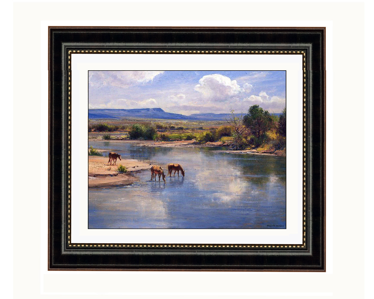 "On The Little Colorado" Fine Art Print With Frame