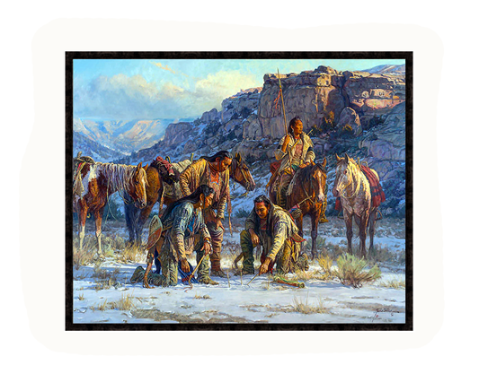 "Plans Of The Pecunies" Limited Edition Giclee + Frame Boot Brown