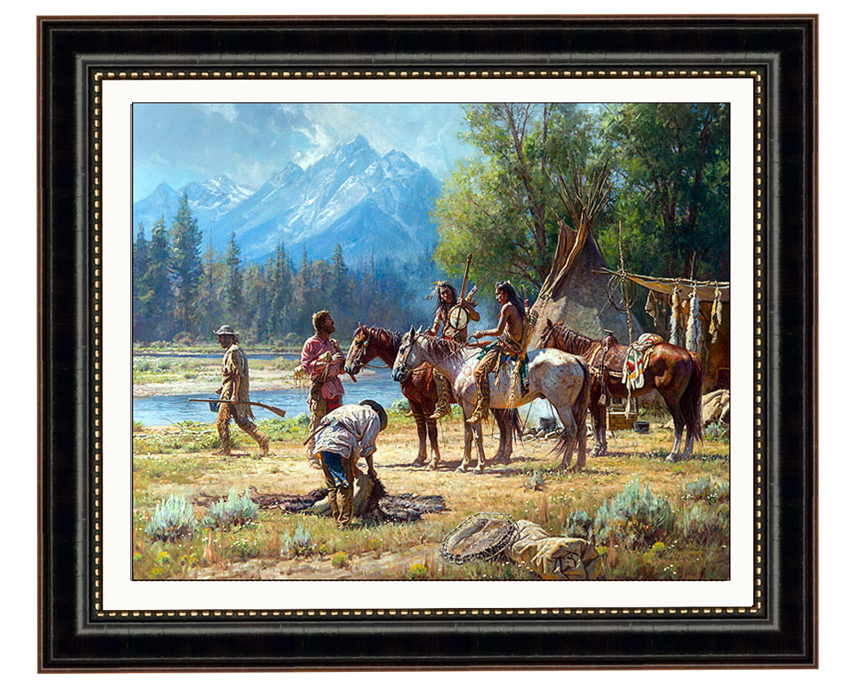 "Snake River Culture" Fine Art Print With Frame